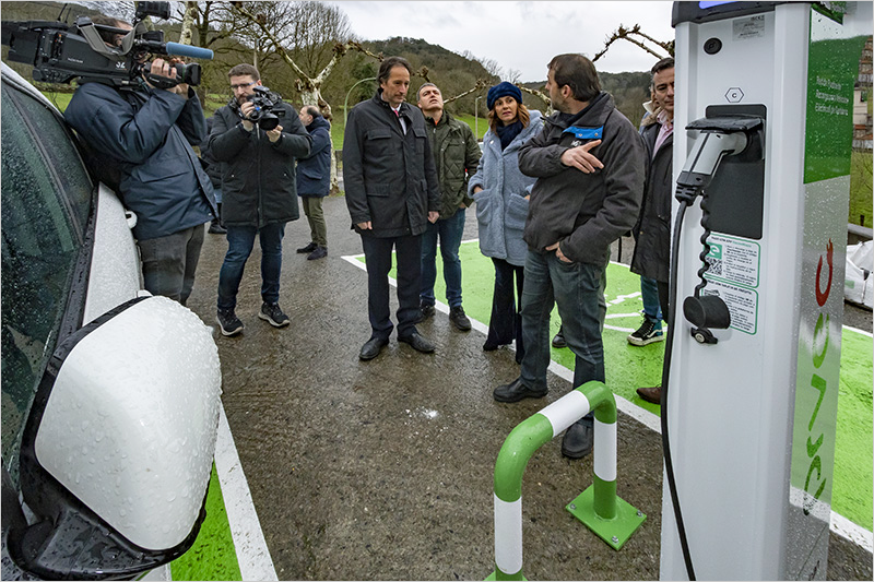 puntos de recarga de vehículos eléctricos en zonas despobladas de Cantabria