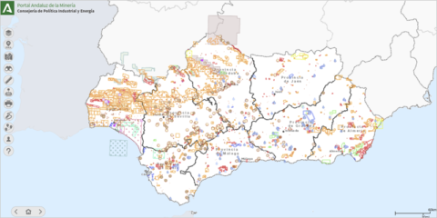 Andalucía dispone de un mapa de minerales críticos claves para el desarrollo de las tecnologías limpias