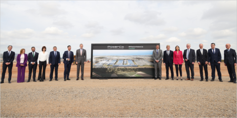 La gigafactoría de celdas de baterías en Sagunto echa a andar con la colocación de la primera piedra