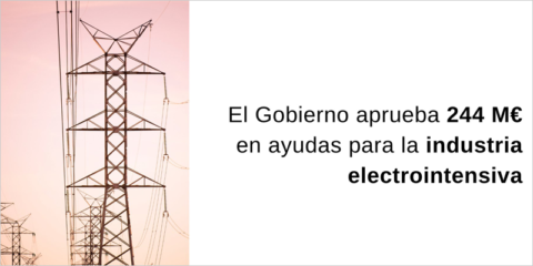 Aprobados 244 millones en ayudas para la industria electrointensiva en la convocatoria de 2023