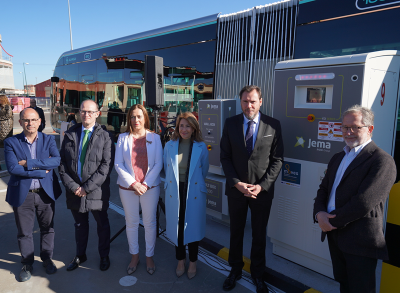 infraestructura para la recarga de los nuevos autobuses eléctricos urbanos de Valladolid