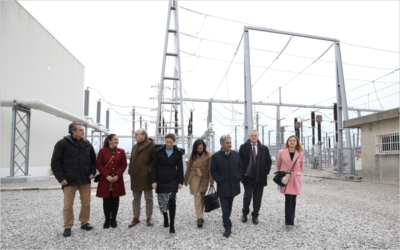 inauguración de la nueva línea eléctrica