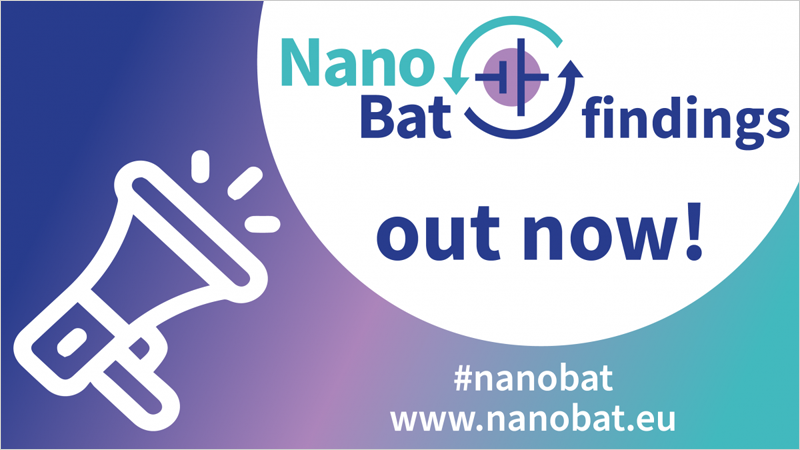 El proyecto europeo NanoBat ha publicado sus resultados finales