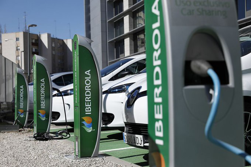 puntos de recarga rápida de vehículos eléctricos en España y Portugal