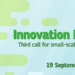 Abierta la tercera convocatoria del Fondo de Innovación de proyectos a pequeña escala