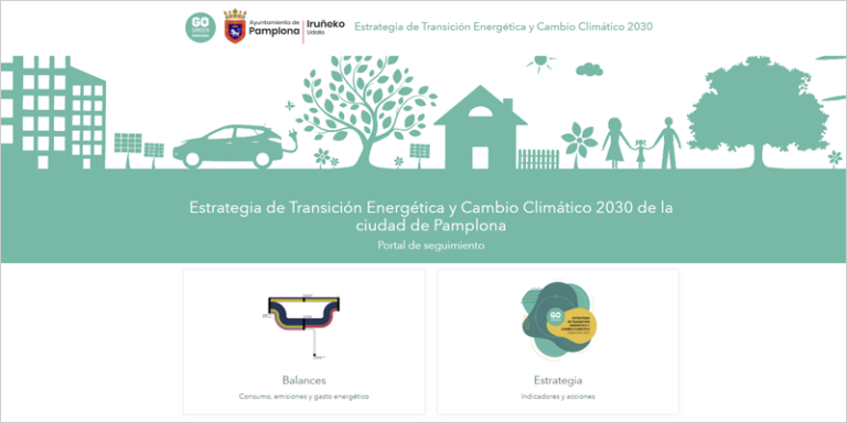 Nueva plataforma digital de Pamplona para realizar un seguimiento de la Estrategia de Transición Energética