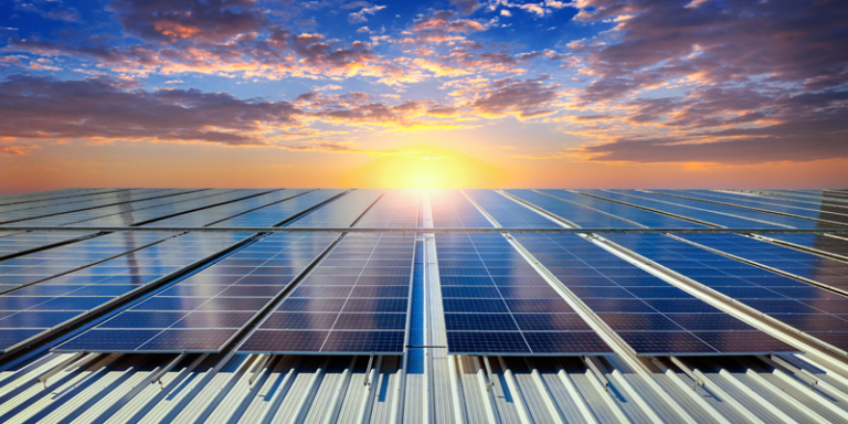 energía solar en tejado