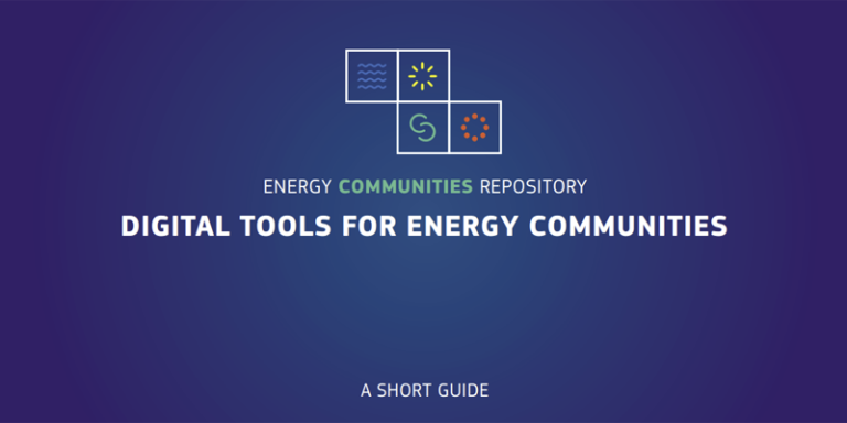 portada ‘Herramientas digitales para comunidades energéticas: una breve guía’