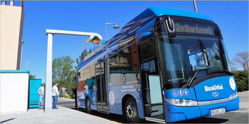 Concluye la instalación del nuevo punto de recarga para los autobuses eléctricos urbanos de Martorell
