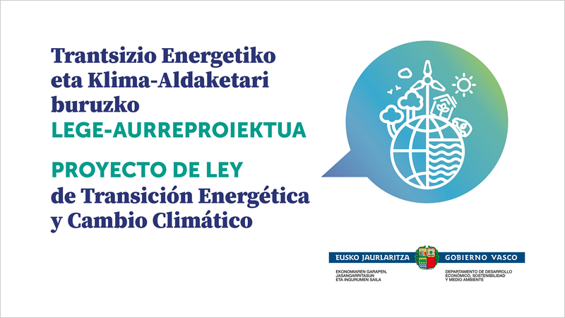 proyecto de Ley de Transición Energética y Cambio Climático de Euskadi