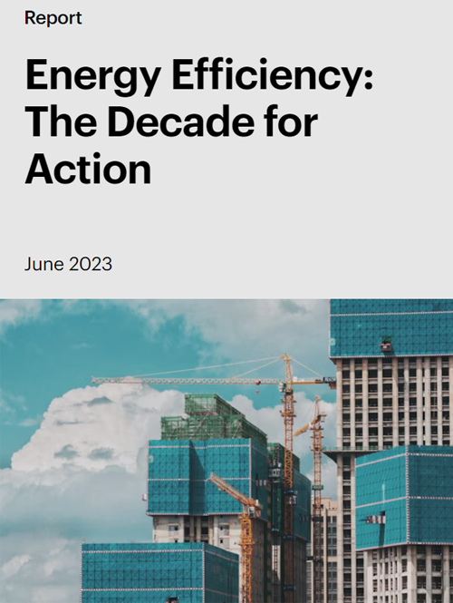 informe especial ‘Eficiencia energética: la década para la acción’ de la Agencia Internacional de la Energía
