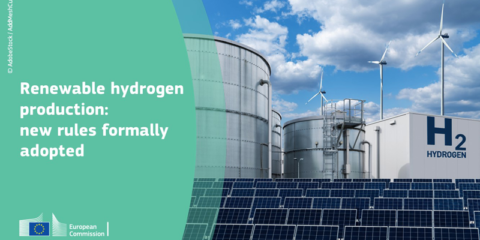 La Comisión Europea publica las nuevas normas sobre hidrógeno renovable en la UE