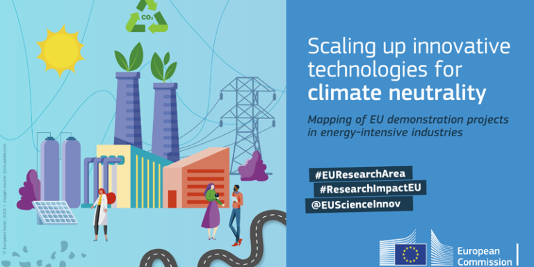 informe ‘Ampliación de tecnologías innovadoras para la neutralidad climática. Mapeo de proyectos de demostración de la UE en industrias intensivas en energía’