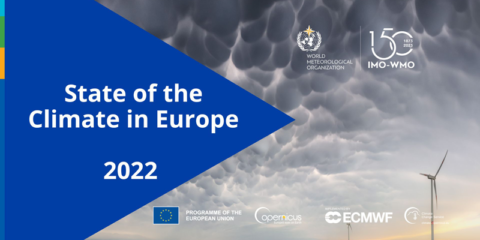 El informe ‘Estado del clima en Europa en 2022’ destaca el aumento de energías renovables