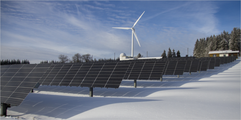 energía eólica y solar