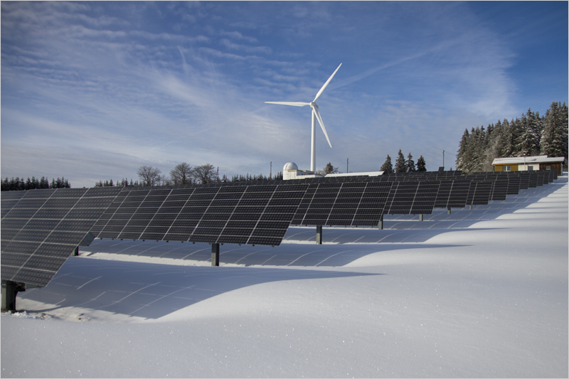 energía solar y eólica