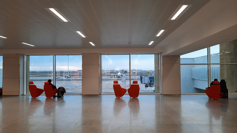 interior de aeropuerto