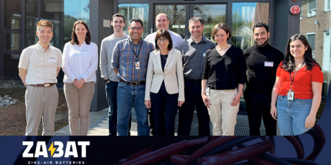 El proyecto ZABAT desarrollará una pila eléctrica recargable de zinc-aire que permita almacenar energía