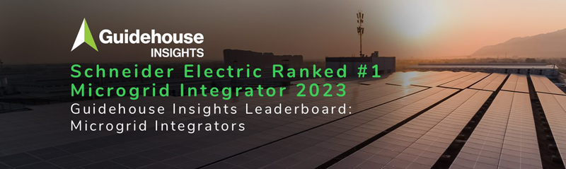 Primer puesto para Schneider Electric en el informe de Guidehouse Insights sobre integradores de microgrids 