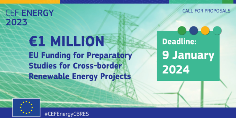 Convocatoria de propuestas de estudios preparatorios para proyectos transfronterizos de renovables