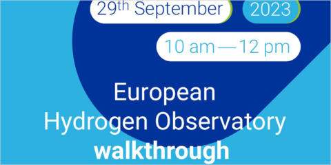 El Observatorio Europeo del Hidrógeno será una plataforma renovada con datos sobre hidrógeno