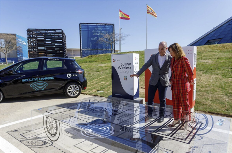 inauguración de la infraestructura de recarga en Zaragoza