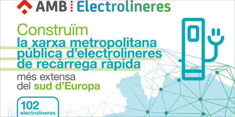 Las electrolineras de Barcelona pasarán de 10 a 102 para finales de 2024 con su nuevo plan de expansión del servicio Electrolineres AMB con modelos de carga rápidos, semirrápidos y solares.