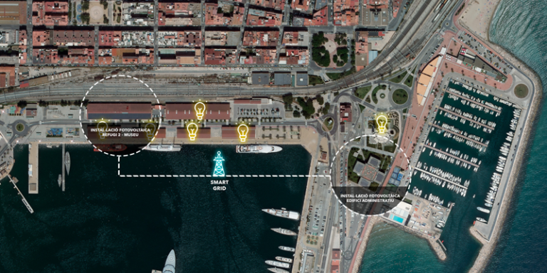 plano Puerto de Tarragona