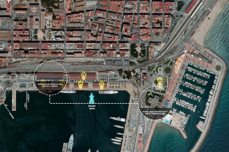 plano Puerto de Tarragona 