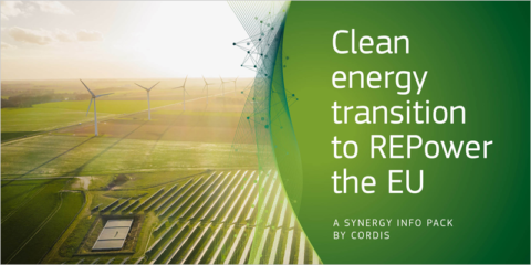 Paquete informativo de Cordis con 33 iniciativas para avanzar en la transición energética