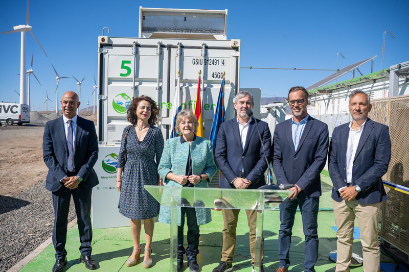 inauguración de la planta experimental Biogreenfinery 