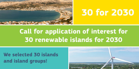 Baleares, La Palma y La Graciosa, seleccionadas en la iniciativa ‘30 islas renovables para 2030’