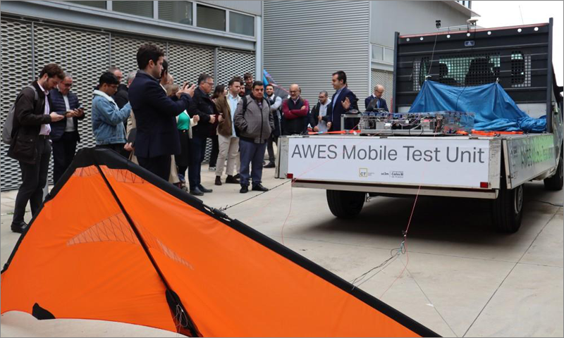 Acto de inauguración donde se presentaron las infraestructuras AWES-Lab y AWES-Flight Test Center en el Parque Científico de la Universidad Carlos III de Madrid.