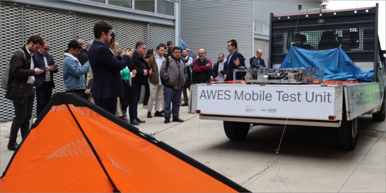 Acto de inauguración donde se presentaron las infraestructuras AWES-Lab y AWES-Flight Test Center en el Parque Científico de la Universidad Carlos III de Madrid.