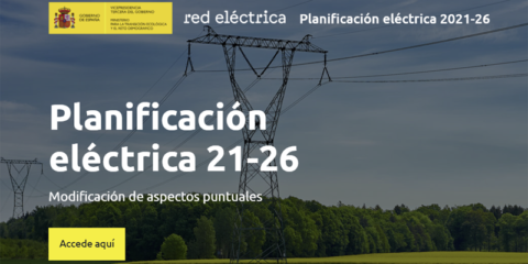 Audiencia e información pública de la modificación de la planificación eléctrica con horizonte 2026