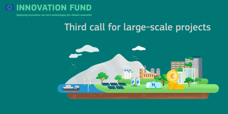 tercera convocatoria de proyectos de gran escala del Fondo de Innovación de la UE