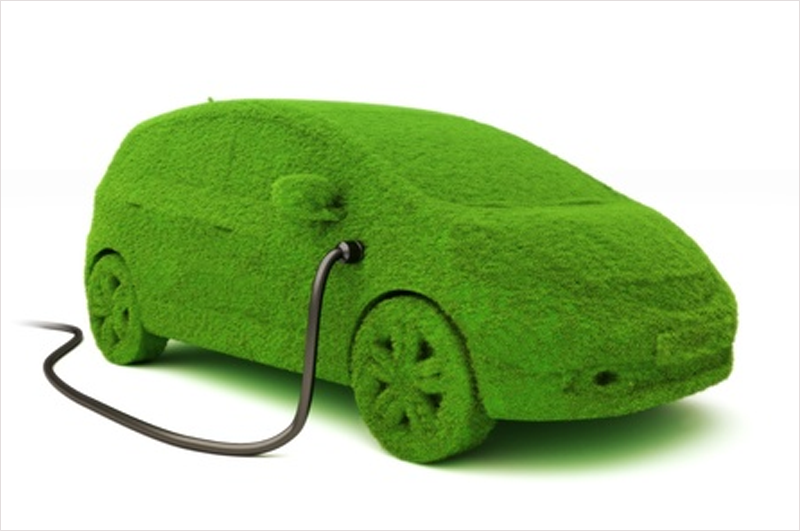 Imagen promocional de coche eléctrico.