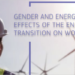 Un estudio del JRC subraya la necesidad de reducir las brechas de género en la transición energética