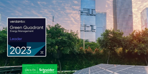 Schneider Electric es reconocida en software de gestión de la energía por sus amplias capacidades