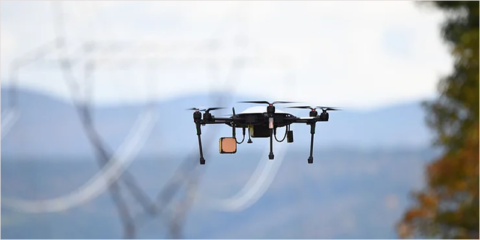 Desarrollan nuevos drones guiados por campos electromagnéticos de líneas eléctricas