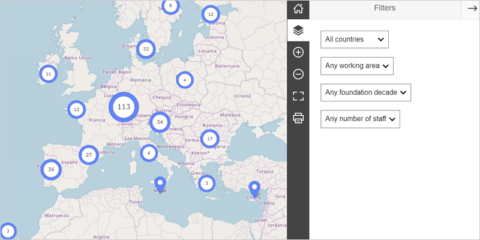 Un nuevo mapa interactivo muestra más de 300 agencias de energía locales y regionales en la UE