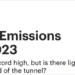 Emisiones de CO2 en 2023