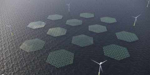Nautical Sunrise integrará 5 MW de energía solar flotante marina en el parque eólico OranjeWind