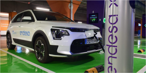 Torre Sevilla incorpora un hub de recarga de vehículos eléctricos con 20 cargadores