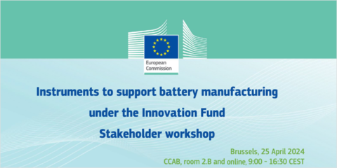 Taller sobre instrumentos de apoyo a la fabricación de baterías en el marco del Fondo de Innovación