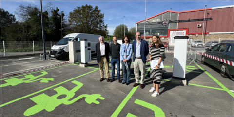 En marcha los primeros puntos de recarga para vehículos eléctricos en el concejo asturiano de Siero