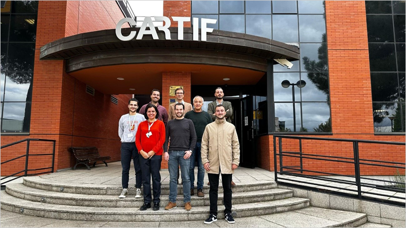 Reunión de proyecto del equipo Cuerva y Cartif en las oficinas centrales de Cartif en Valladolid
