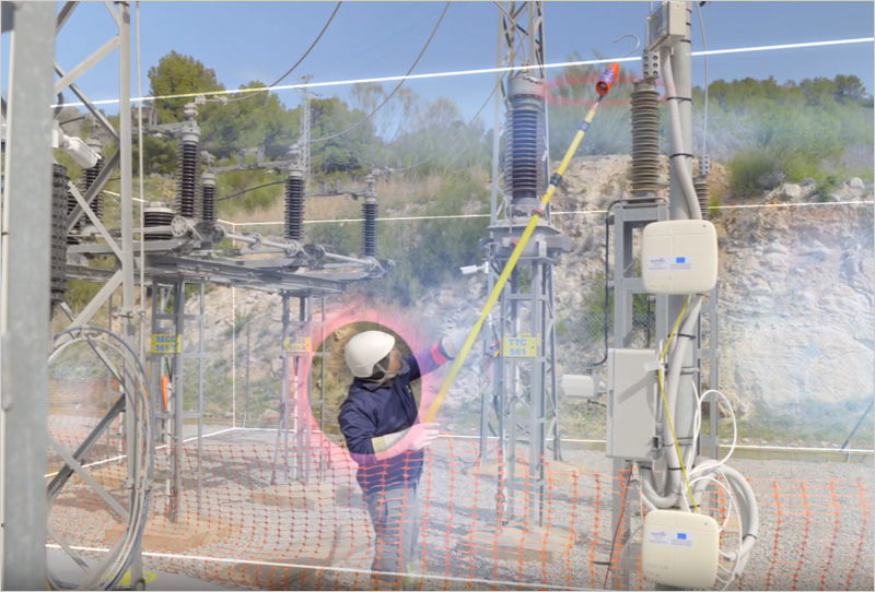 trabajador en la red de Endesa