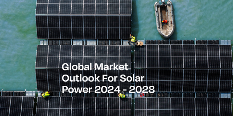 Informe Global Market Outlook for Solar Power 2024-2028 de SolarPower Europe.