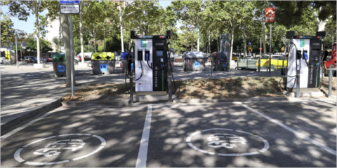 L’Hospitalet acoge una nueva electrolinera rápida adherida al programa MetroCHARGE